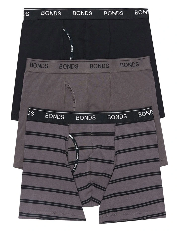 Guyfront Mid Trunk 3 Pack in Stripe