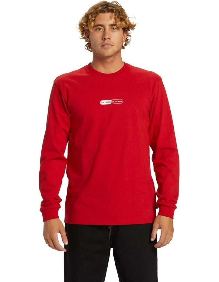 Pills Stn Long Sleeve T-shirt in Salsa