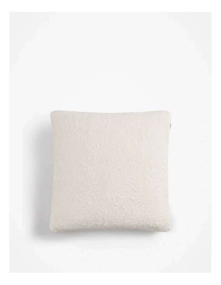 Floe 60x60 Boucle Cushion in Snow