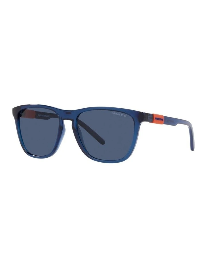 Monkey D Sunglasses in Transparent Blue Cobalt
