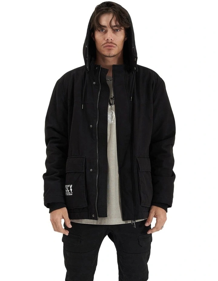 Maelstrom Parka Jacket in Black