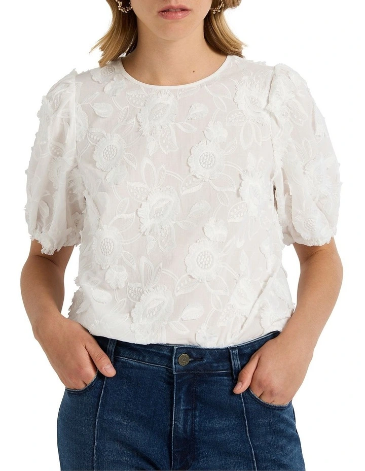 Kea Top in Ivory