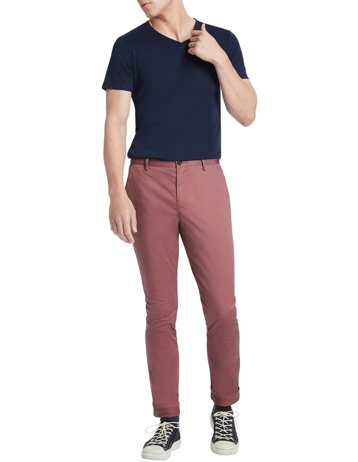 Arnie Pima Cotton Tee in Navy
