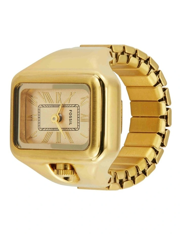 ES5343 Raquel Watch Ring Analogue Watch in Gold-Tone