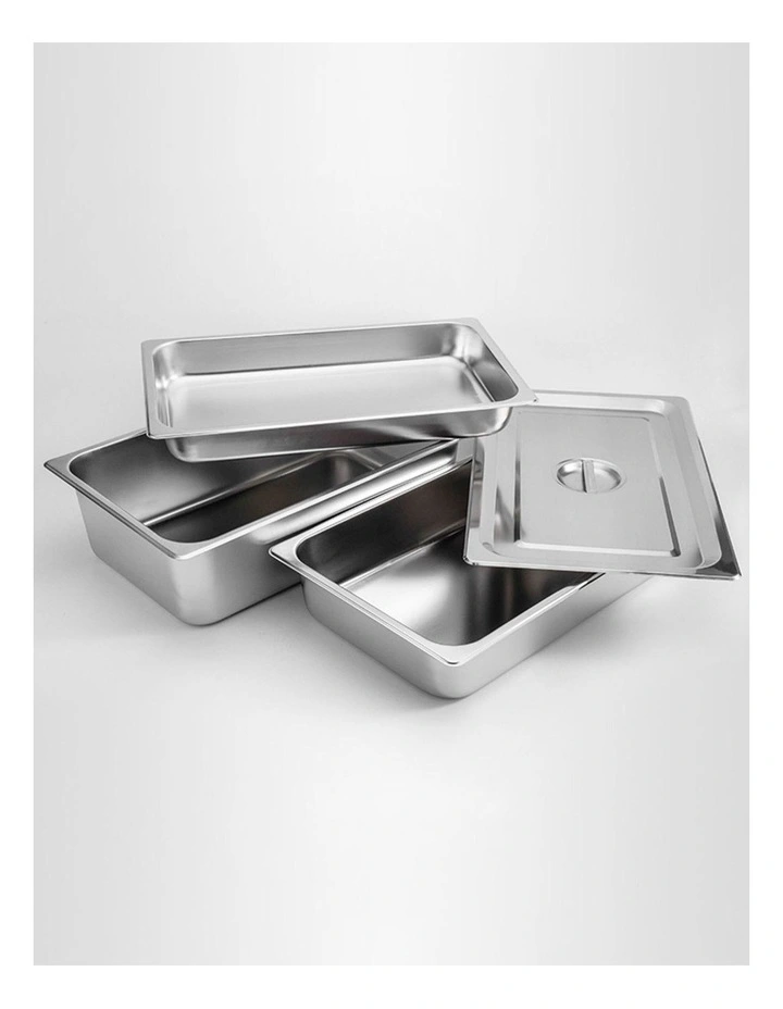 Full Size 1/1 Gastronorm Pan 15cm Deep Tray in Stainless Steel
