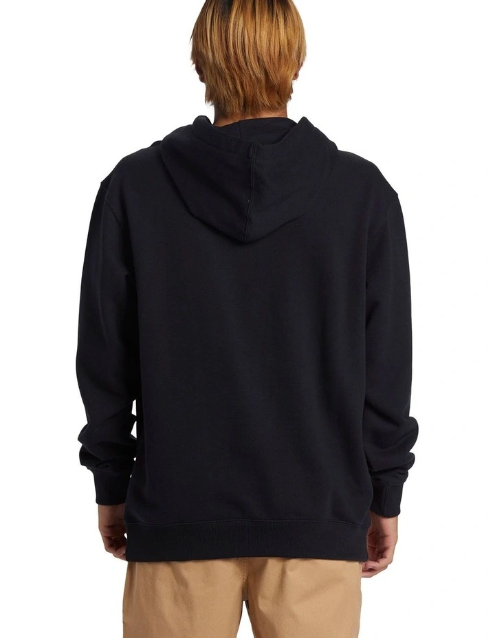 Heavy Weight Pullover Hoodie in Black