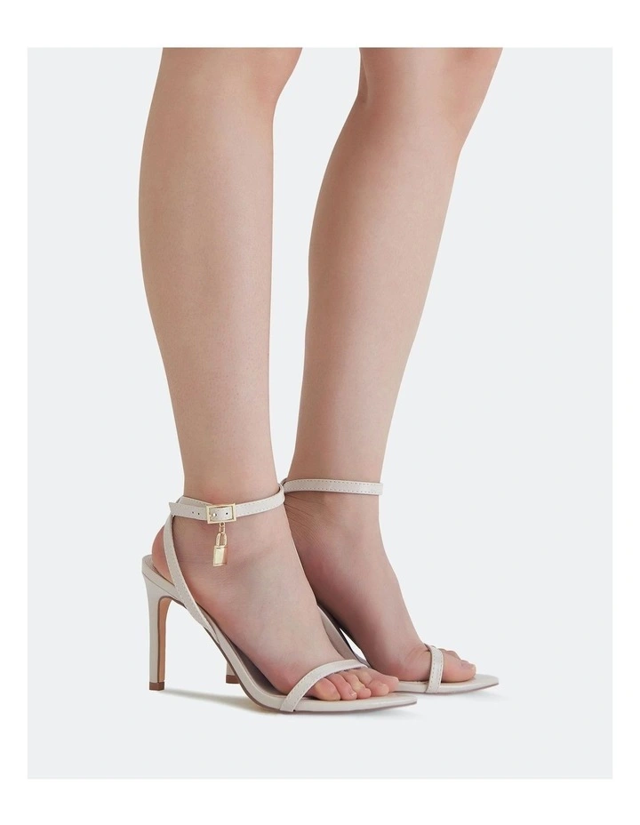 Libbie Heels in Cream Patent