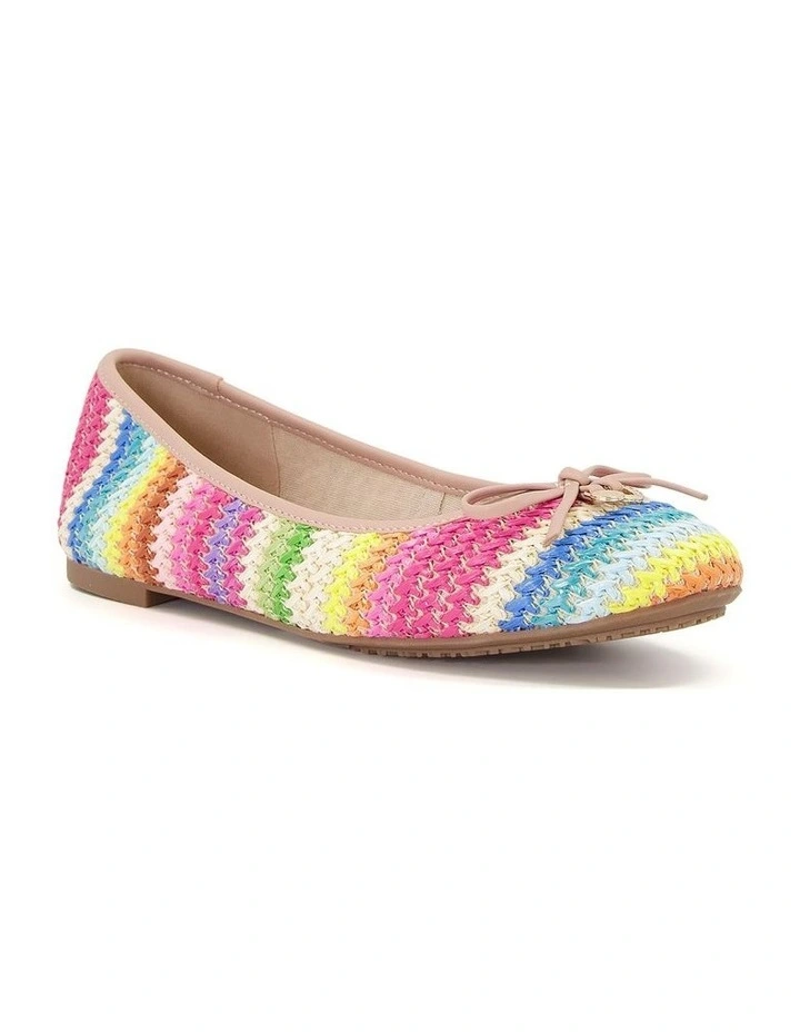 Hallo Ballet Flat in Rainbow
