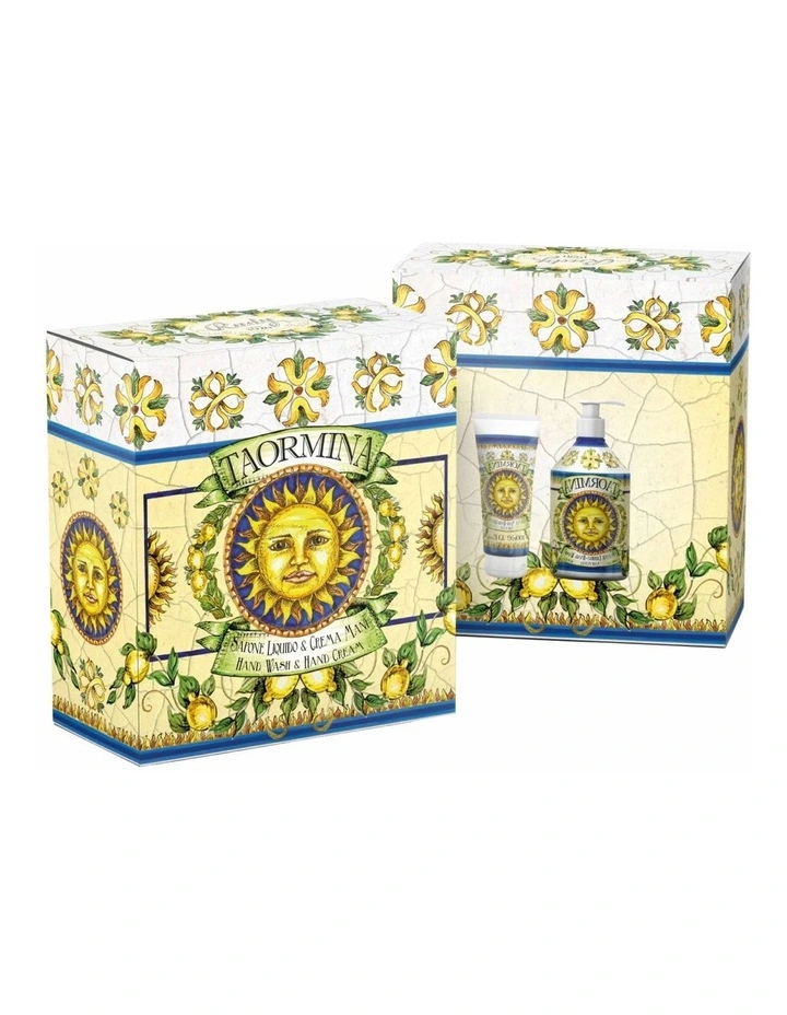 Taormina Hand Wash and Hand Cream Gift Set in Multicolour