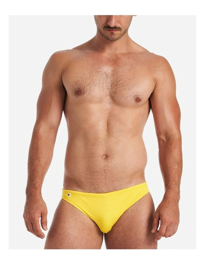 Bass Bikini Swim Brief in Yellow