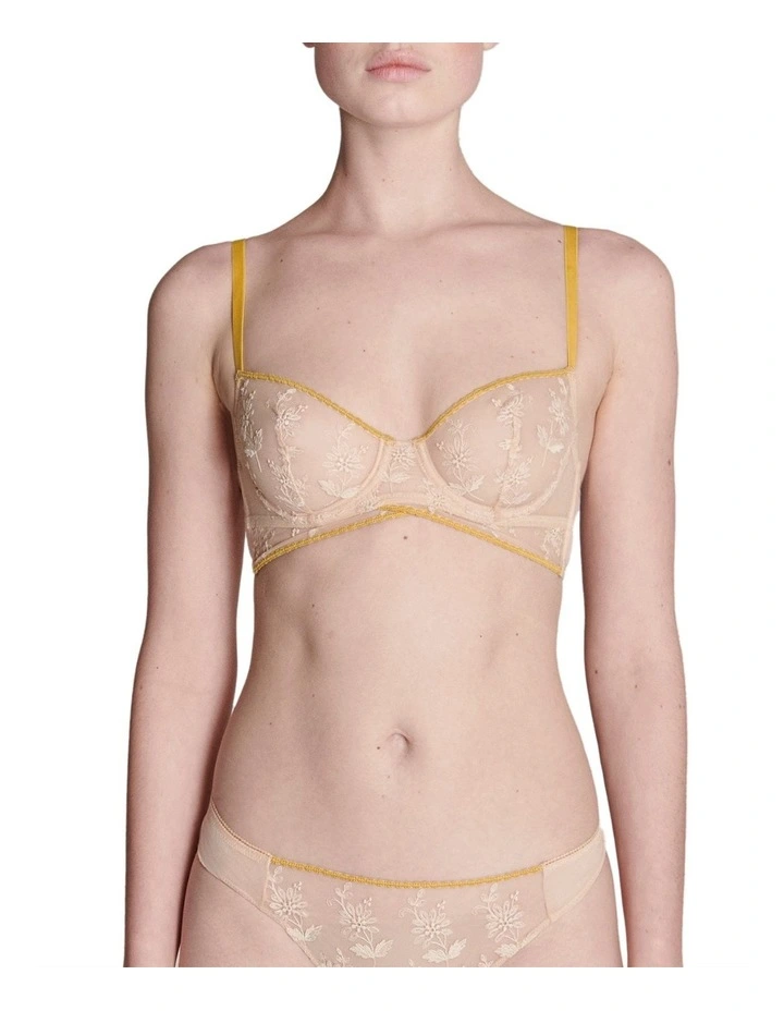 Adele Half Cup Bra in Vanilla