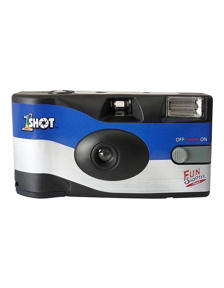 Fun Shooter Disposable Single Use Camera With Flash Black FS72