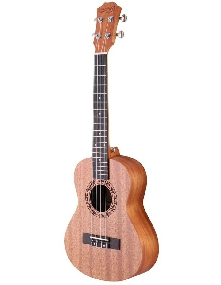 26 Inch Ukulele Natural Mahogany Tenor Beginner Gift With Carry Bag