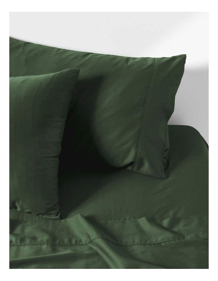 Nara 400TC Bamboo Cotton Sheet Set in Forest