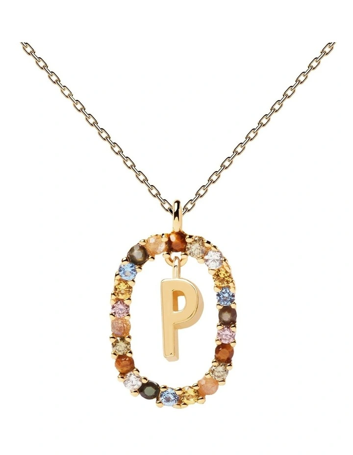 Letter P Multi Necklace