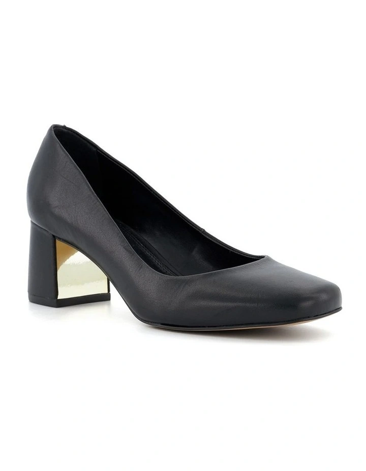 Assure Metal Plated Heel in Black