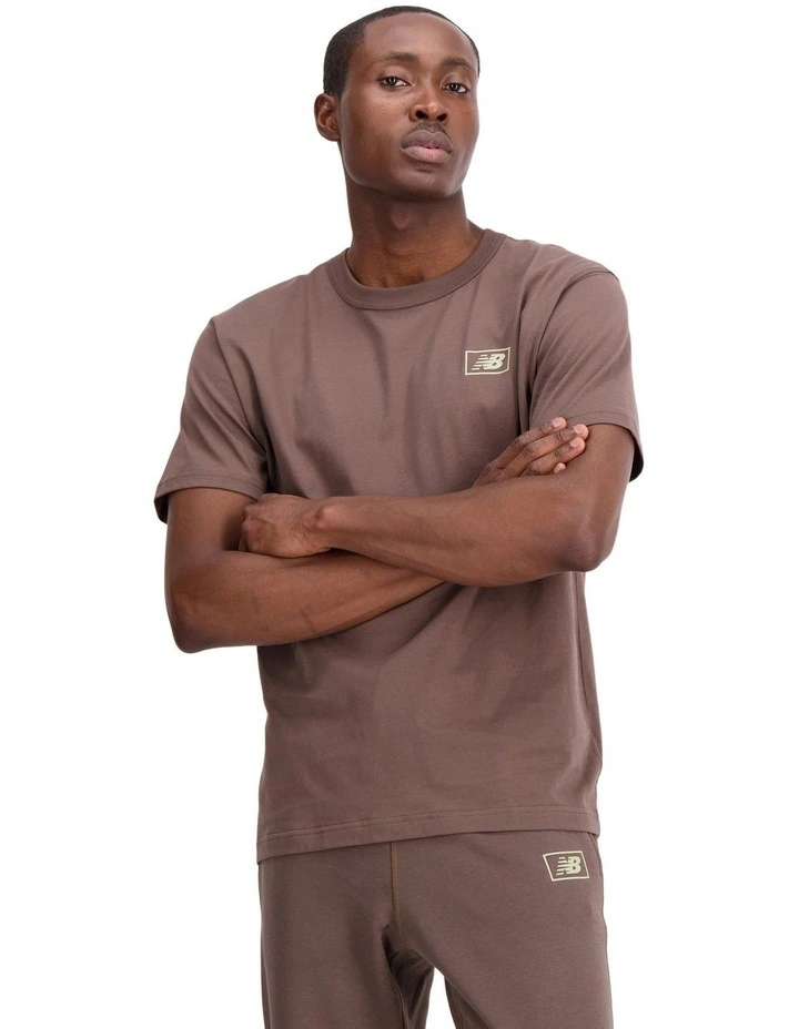 Essentials Graphic T-Shirt in Dark Mushroom