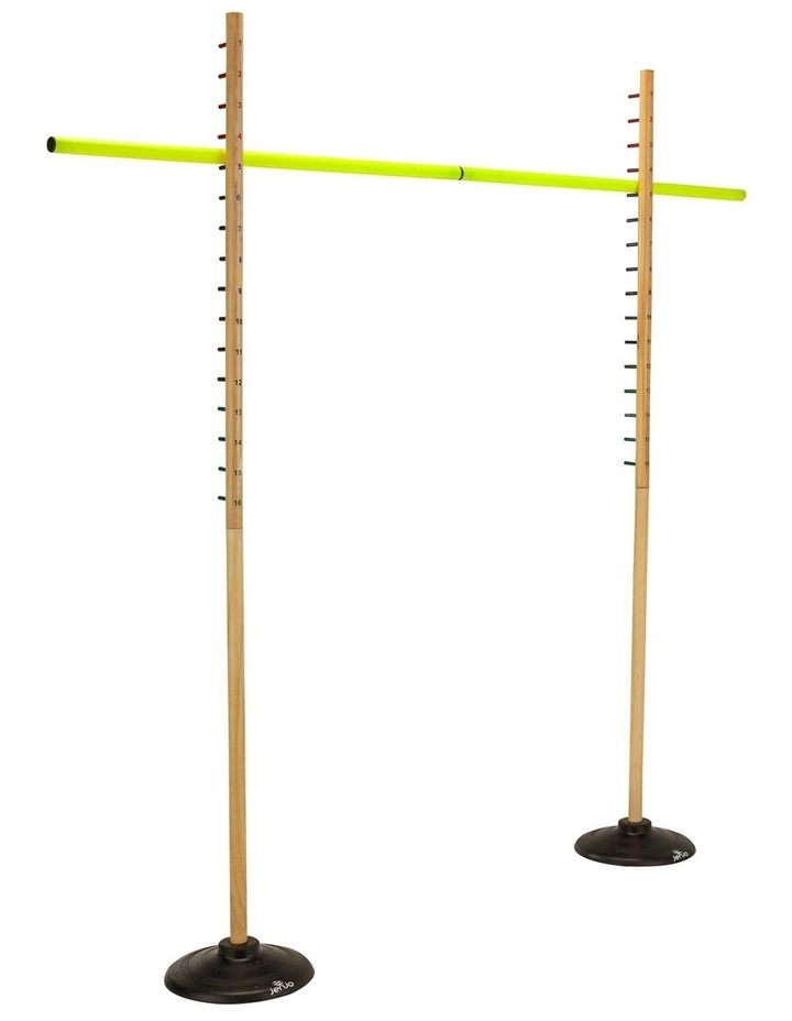 Wooden Limbo Set w/ Rubber Legs & Plastic Pole Height 158cm