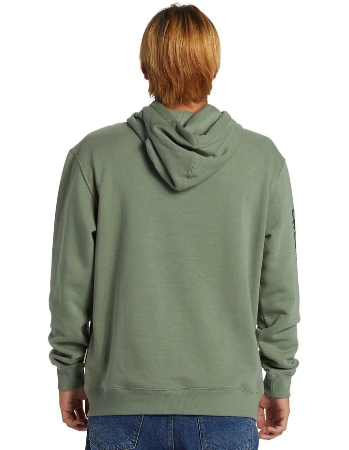 Omni Logo Fleece Hoodie in Sea Spray