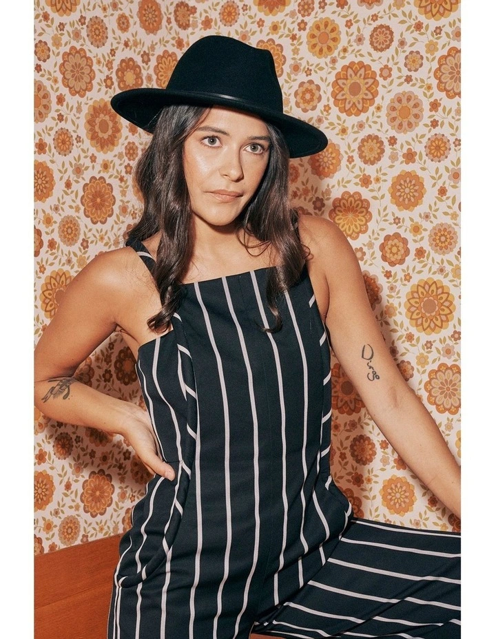 Oslo Fedora Hat in Black