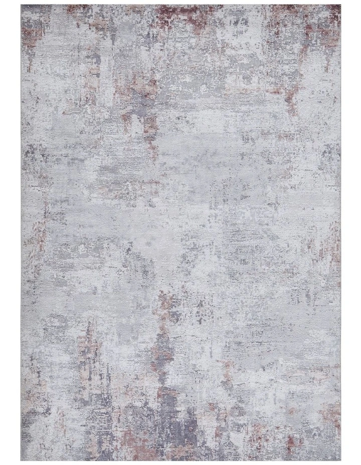 Illusions 156 Blush Rug In Silver