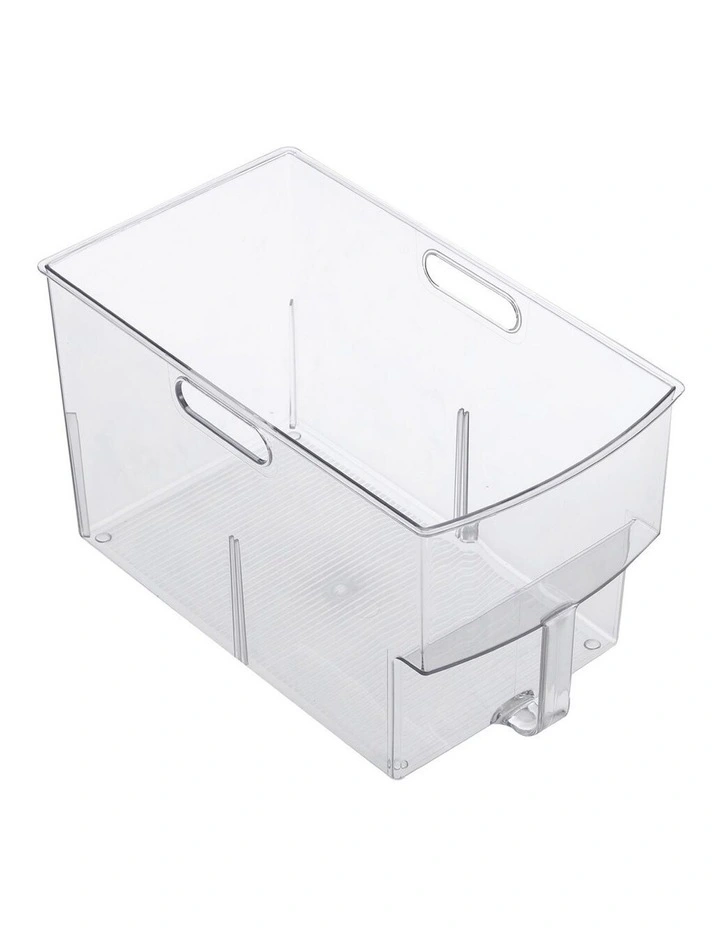Crystal Plastic Storage Container/Bin 32cm Large Fridge/Pantry Bin