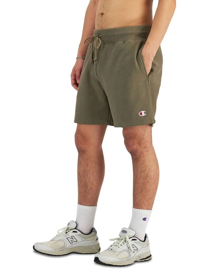 Reverse Weave French Terry Shorts in Lady Fern