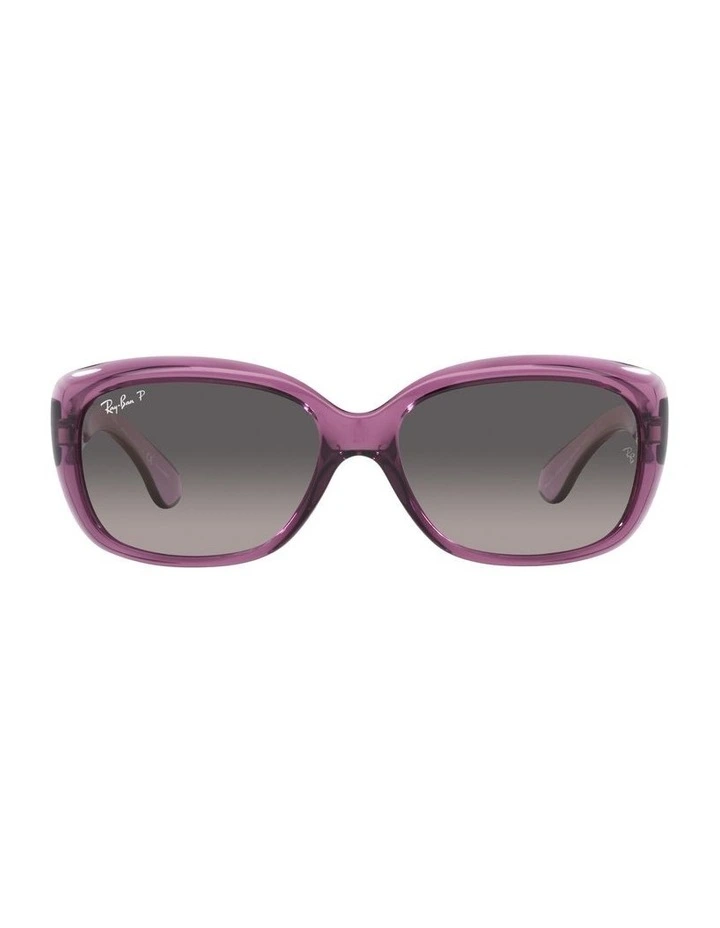 Jackie Ohh Transparent Violet Polarised Sunglasses