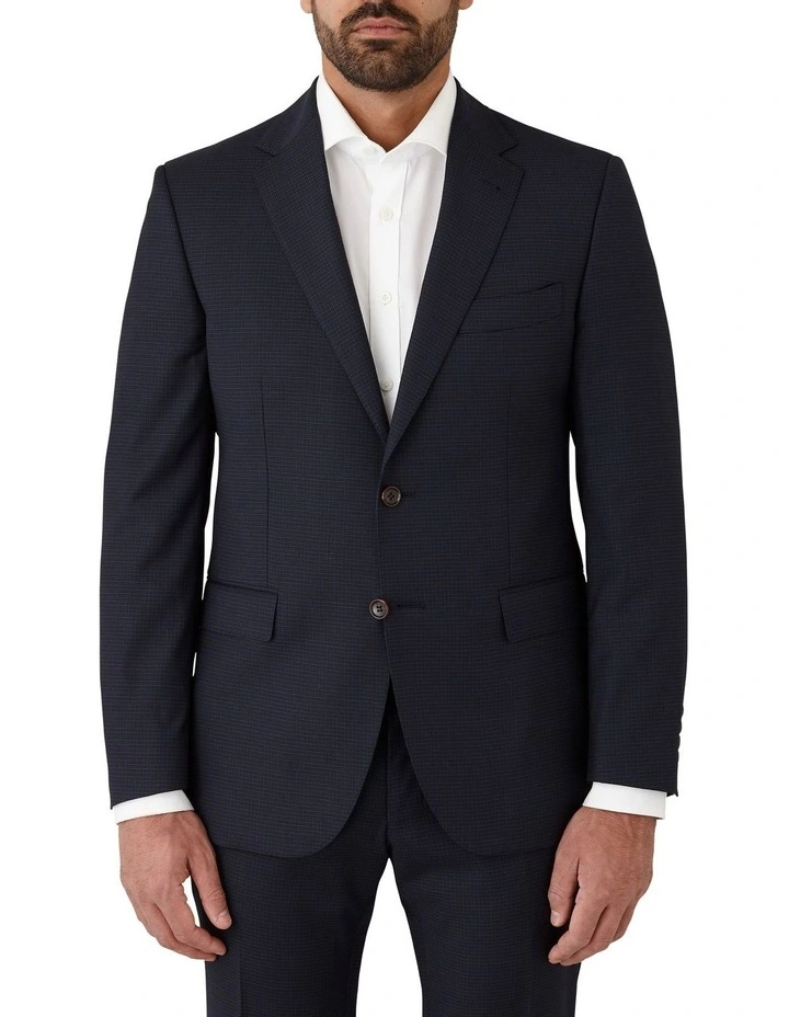 Regent Tailored Fit Jacket in Navy