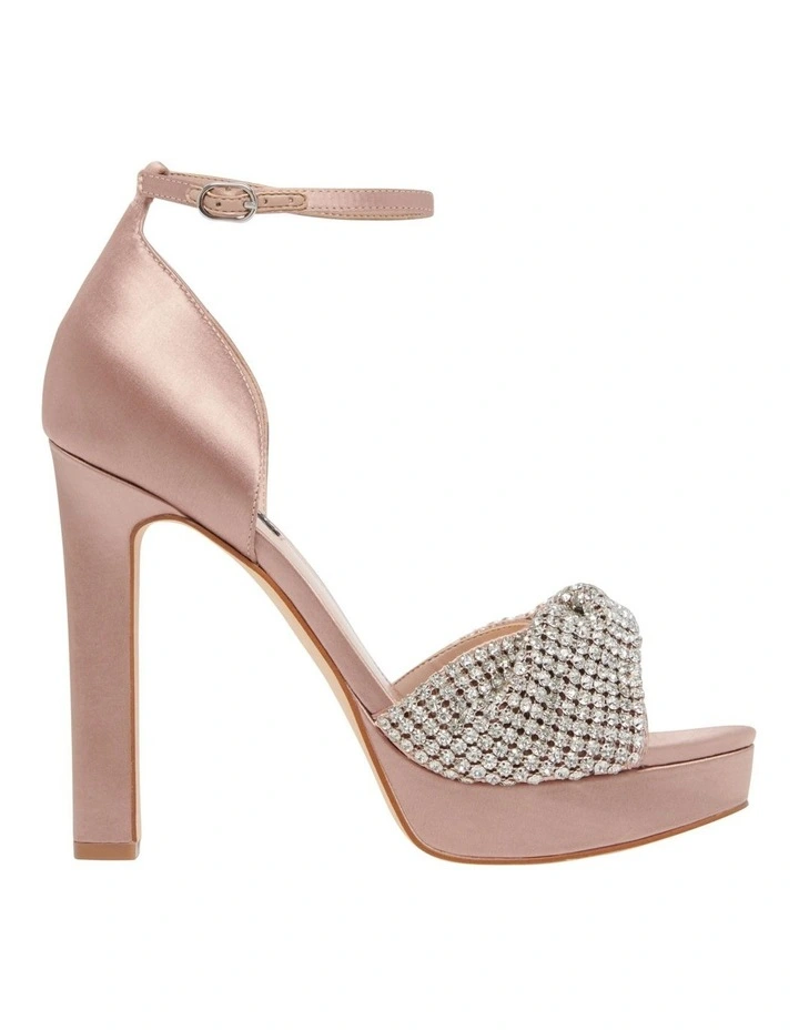 Wary Heeled Sandal in Natural