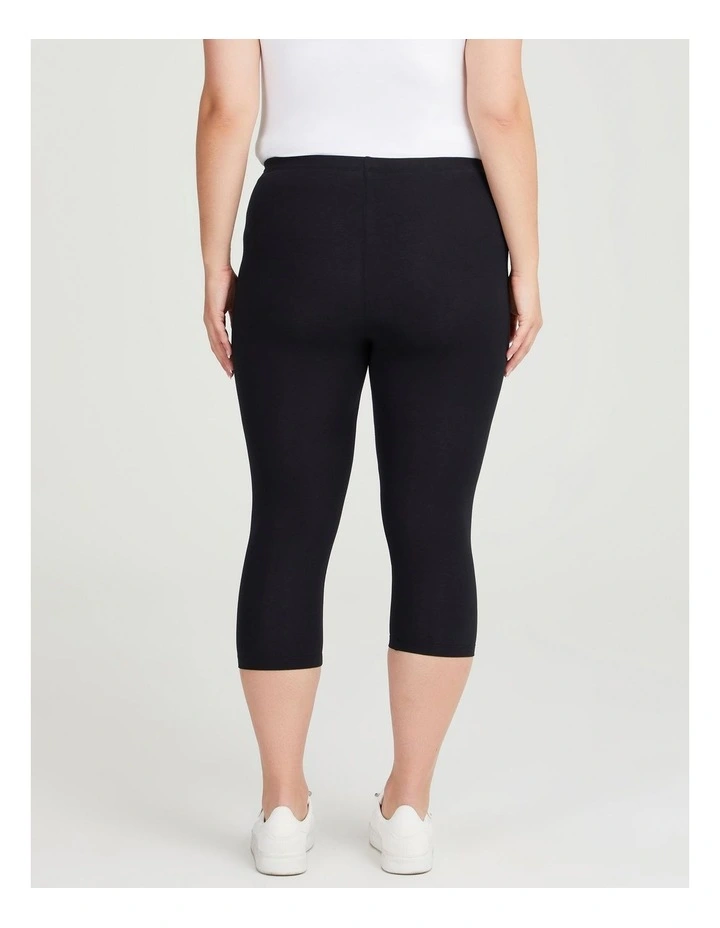 Australian Cotton Crop Legging in Black