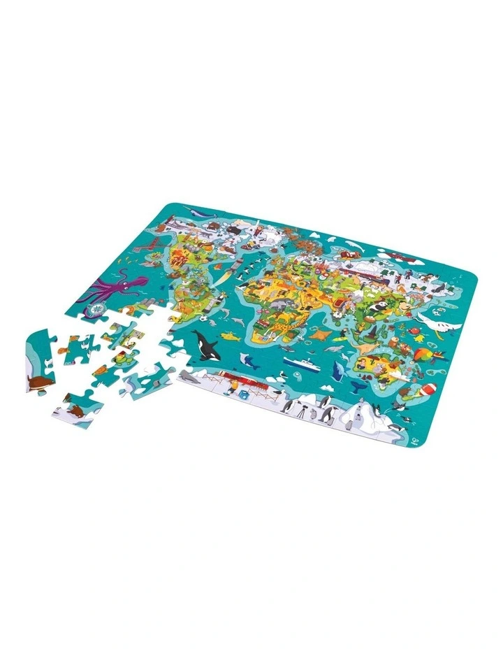 2-in-1 World Tour Puzzle and Game