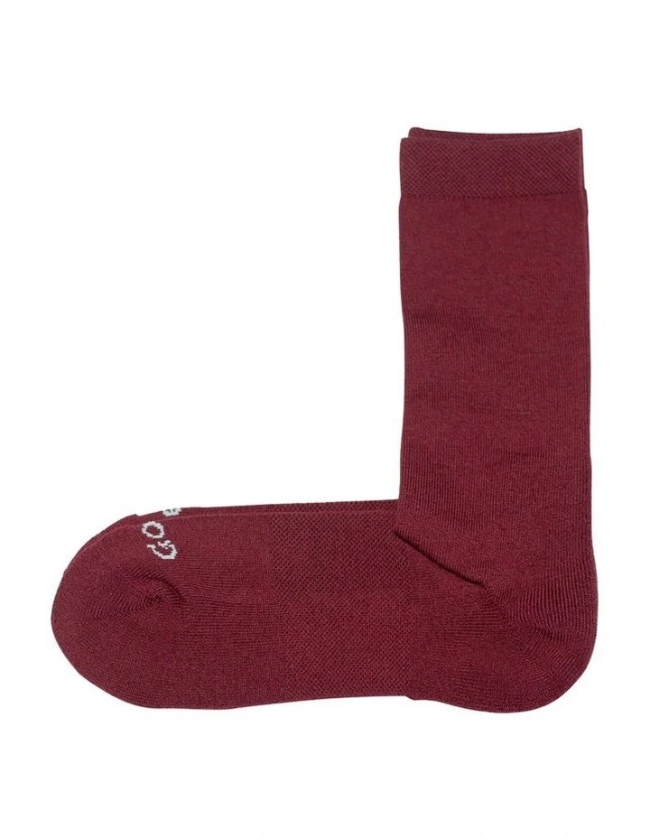 Calf Socks in Pinot