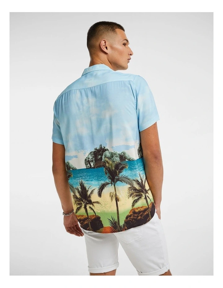 Scenic Print Shirt in Multi