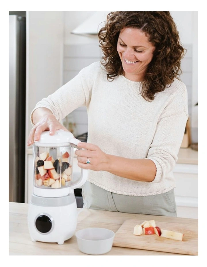 Automatic Baby Food Maker, Steriliser & Warmer Bundle in Cerulean/Sage