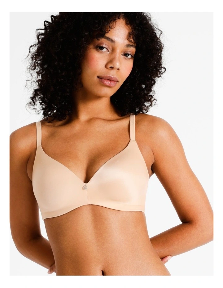 Pure Comfort Wirefree Contour Bra in Beige