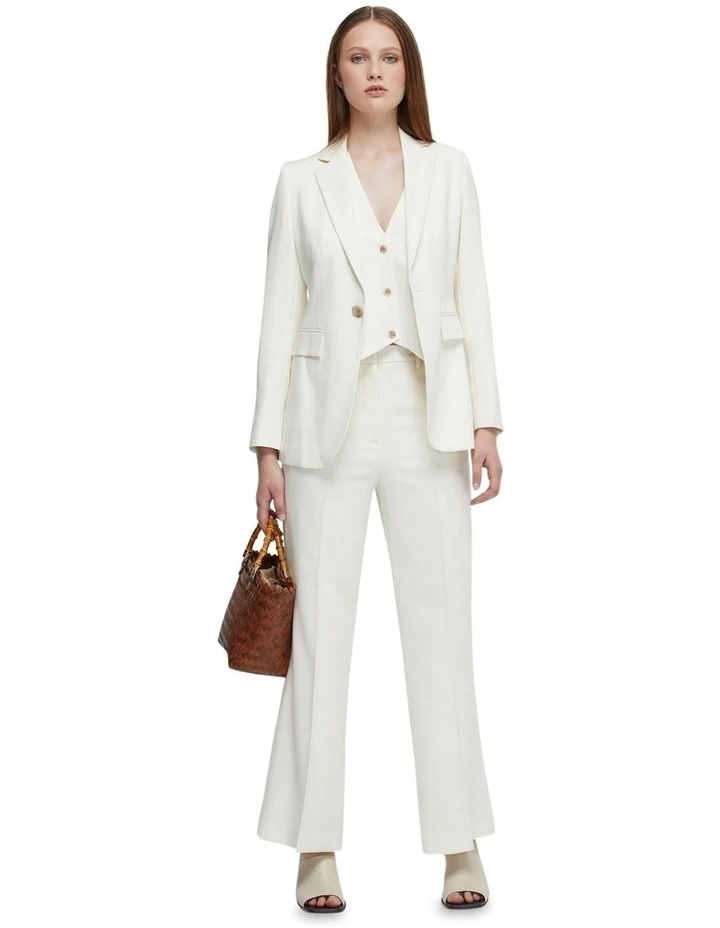 Ebony Suit Jacket in Ivory