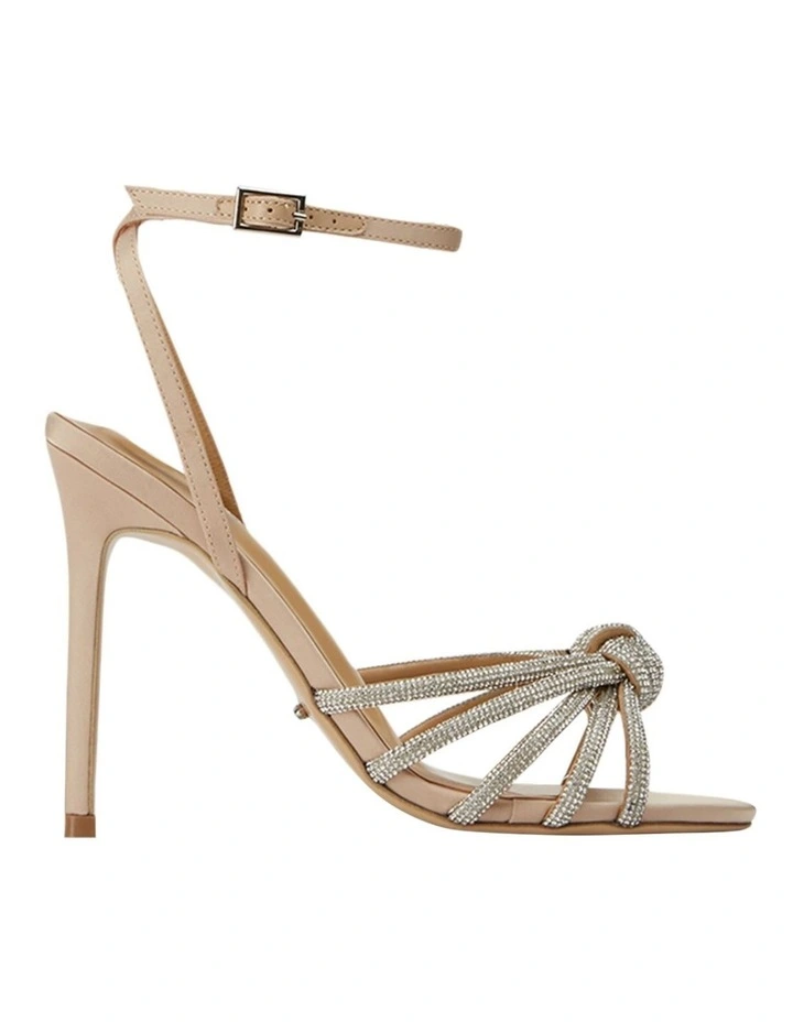 Kyla Heels In Nude Satin