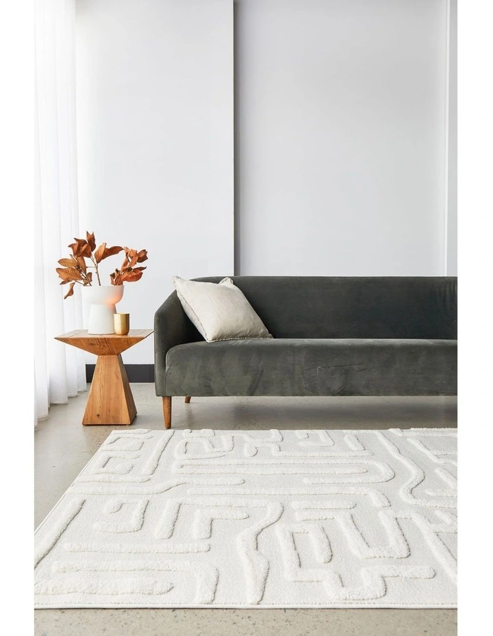 Serenade Arlo Rug in White