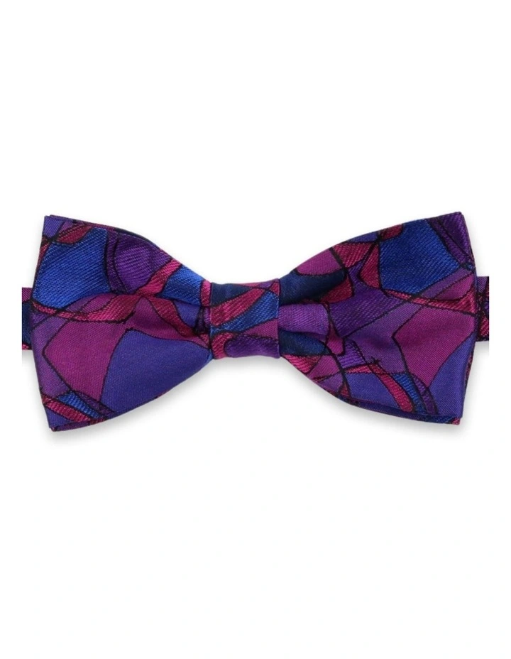 Garsi Pattern Bow Tie in Pink