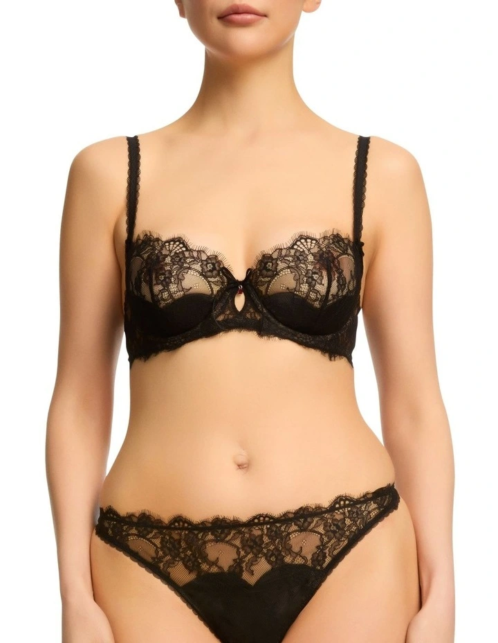 Zsa Zsa Underwire Bra D59054 in Black