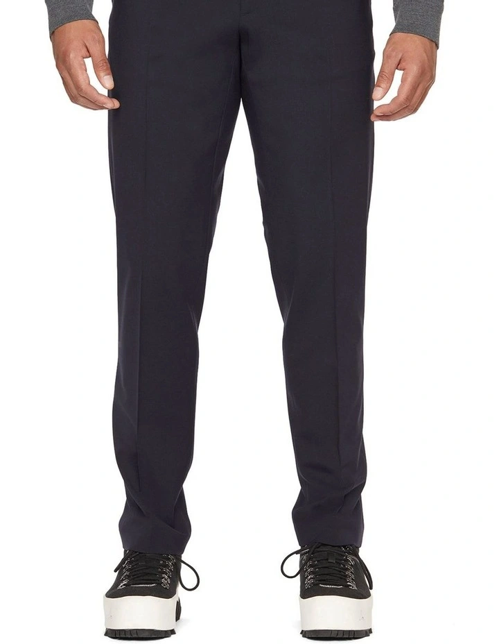 Wool Tech Trouser in Navy