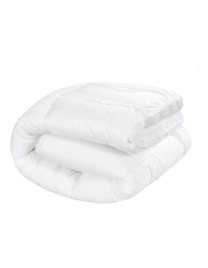 Down Alternative Microfiber Baby Cot Mattress Topper in White