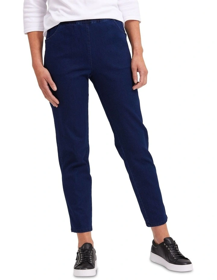 Intense Denim Short Length Jean in Blue
