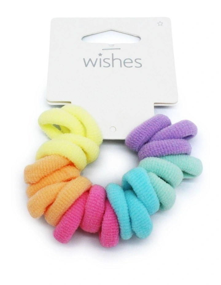 Mini Nylon Hair Tie 20 Pack in Multi