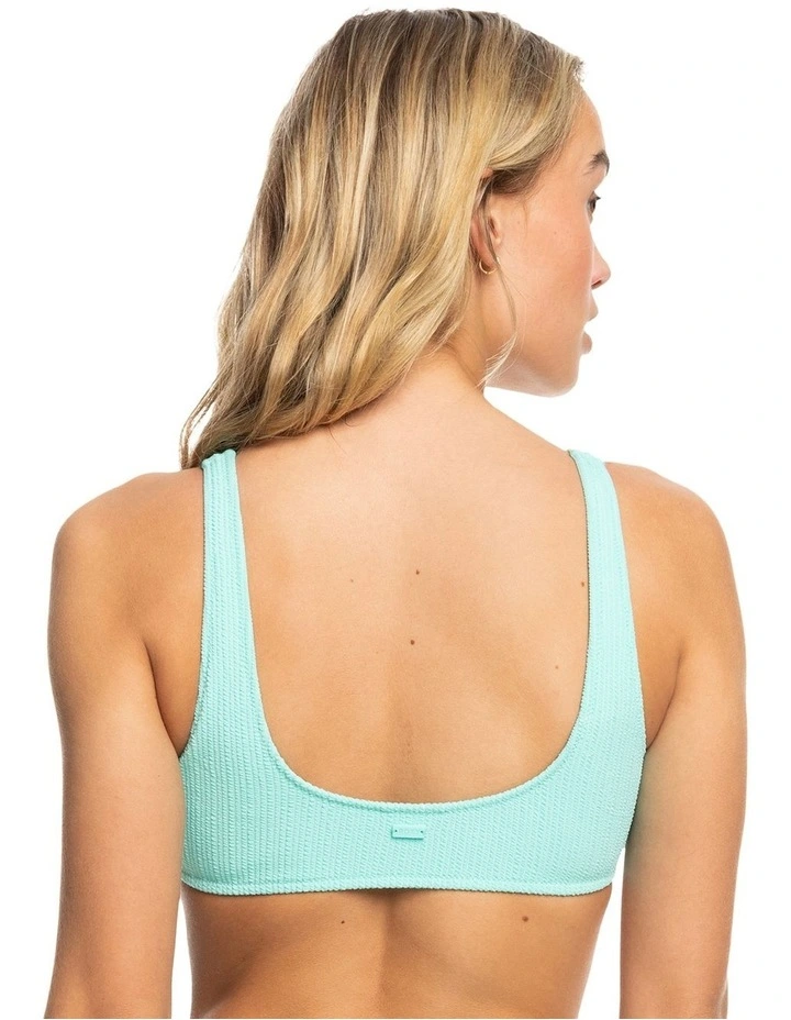 Bralette Bikini Top in Aruba Blue