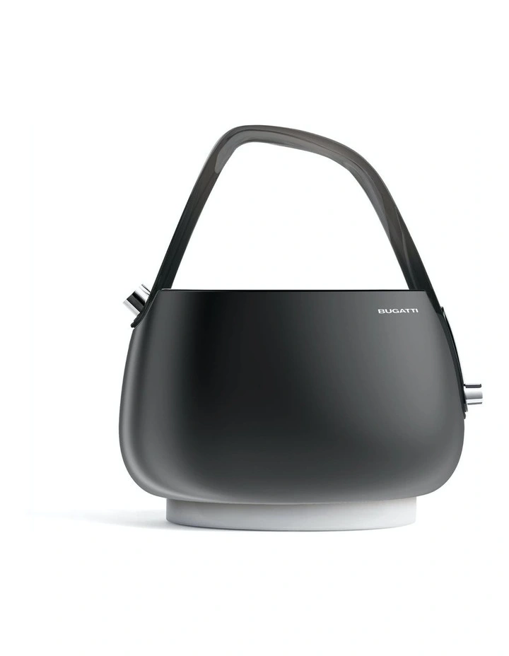 Jacqueline Kettle Smoky Handle in Black