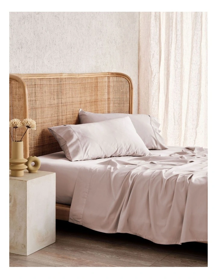 Nara Bamboo Cotton 400TC Sheet Set in Wisteria