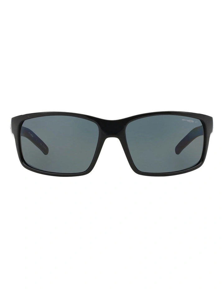 AN4202 Fastball Black Polarised Sunglasses