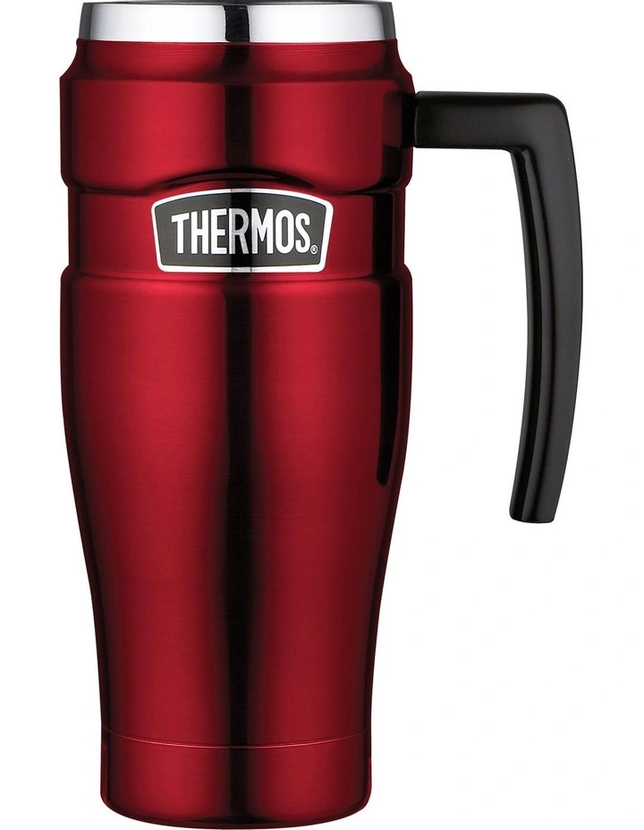 Stainless King Vacuum Insulated 470ml Travel Mug in Red